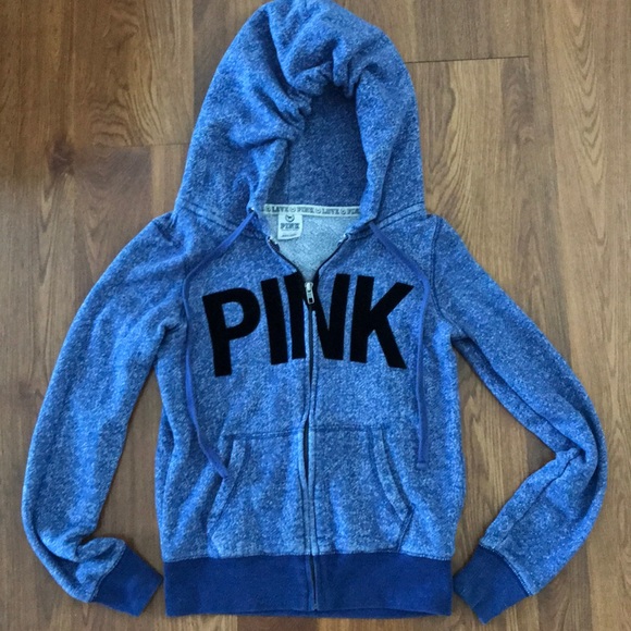PINK Victoria's Secret Sweaters - CLEARANCE Victoria’s Secret PINK Blue Hoodie